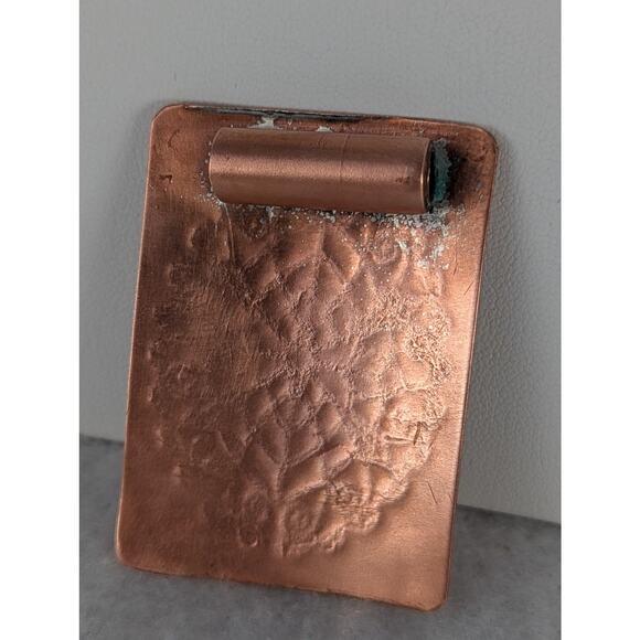 Copper etched pendant bail on back. Will accommodate a 1/4"Cord or chain NWT - Picture 5 of 5